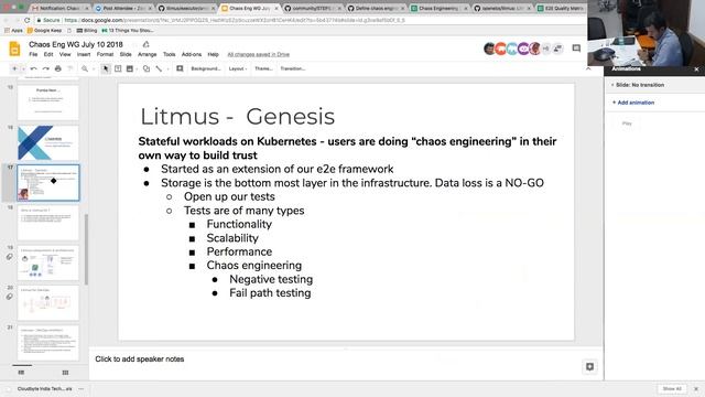 Chaos Engineering WG Meeting - 2018-07-10 смотреть онлайн