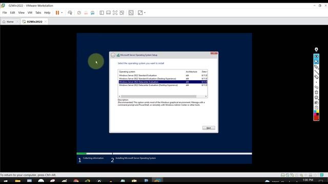 How to Install Windows Server 2022 in VMware Workstation? Windows Server Training Videos Malayalam. смотреть онлайн