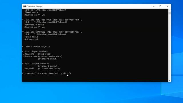 Creating a Forensic Image with dd смотреть онлайн