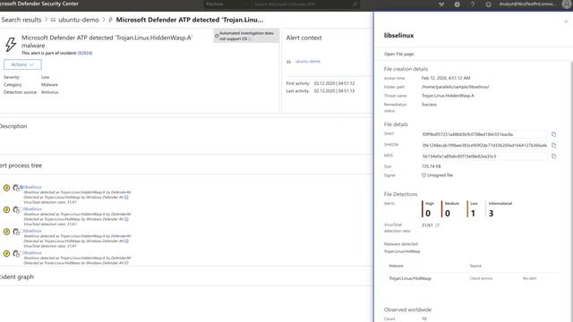 Microsoft Defender ATP for Linux смотреть онлайн