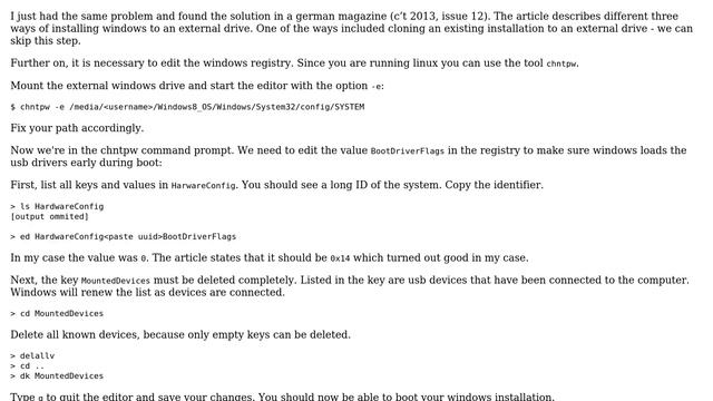 Unix & Linux: Running Windows 8 on external HDD смотреть онлайн