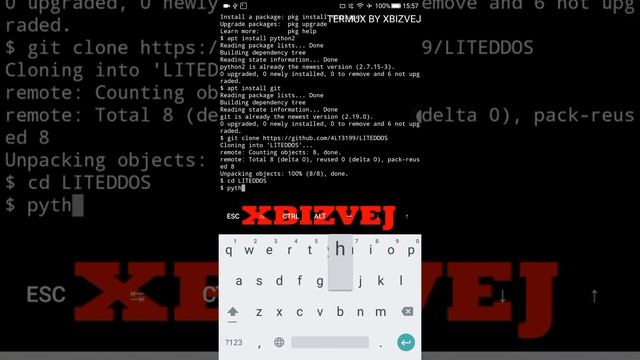 Cara DDOS Di Android Dengan Termux Menggunakan LITEDDOS смотреть онлайн
