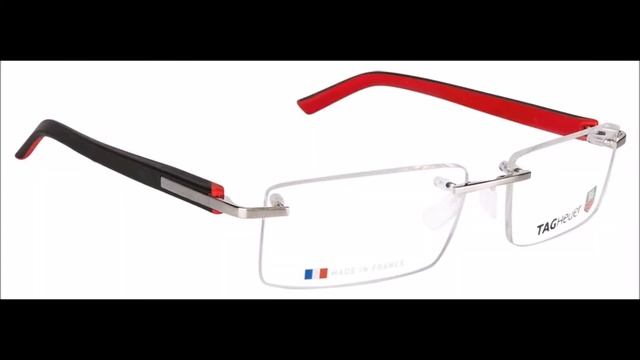 Tag Heuer Trends Rubber 8110 Eyeglasses 002 Black Red смотреть онлайн