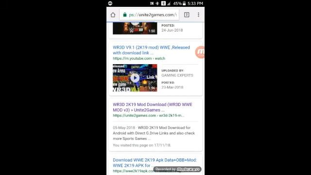 HOW TO DOWNLOAD WR3D 2K19 MOD APK IN ANDROID EASILY смотреть онлайн