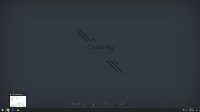 Make your windows desktop look simple with Dark Theme | Rainmeter смотреть онлайн