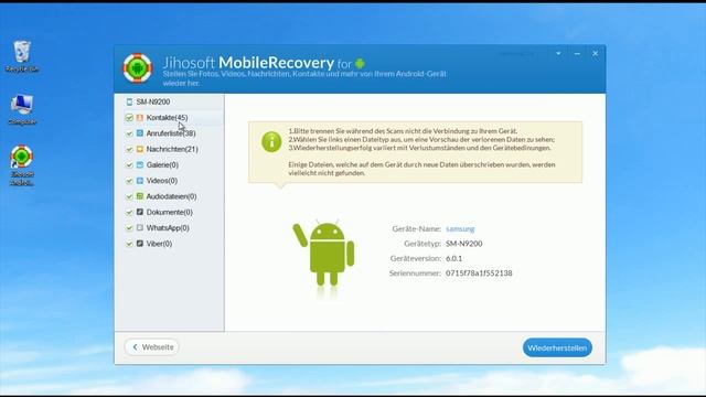 Wie man gelöschte Daten auf Android wiederherstellt смотреть онлайн