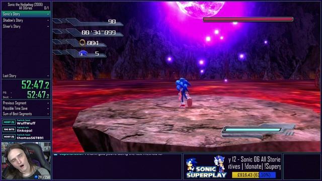 Sonic Superplay game 30 - Sonic 06 - Part 1 Sonic's Story смотреть онлайн