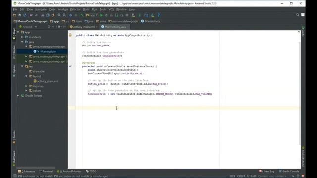 Android Internal Storage Tutorial, Morse Code App - part 1, setting up UI смотреть онлайн