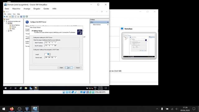 Installing DNS, DHCP, Active Directory Server Tutorial for your Domain Controller in Virtualbox смотреть онлайн