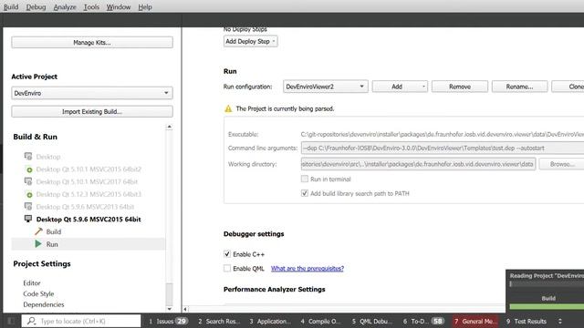qtcreator project reparsing смотреть онлайн