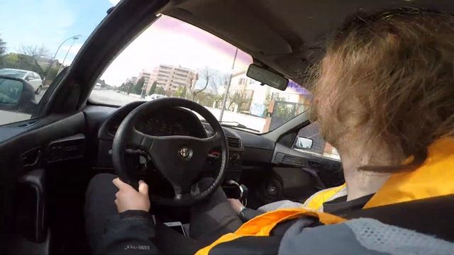 ALFAROMEO 146 1.6 BOXHER Engine Timelapse POV Drive GOPRO HERO 5 BLACK FULL HD Süper Wide смотреть онлайн