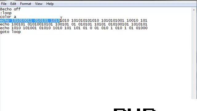 CMD Tutorials - How to make a matrix in Command Prompt смотреть онлайн