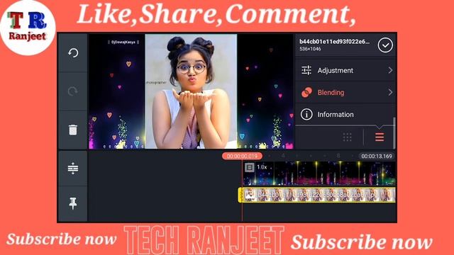 how to create trending whatsapp status video in kinemaster | imovie on android | Tech Ranjeet