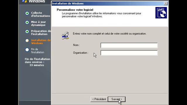 1-Installation du système Windows 2003 EE SP1 смотреть онлайн