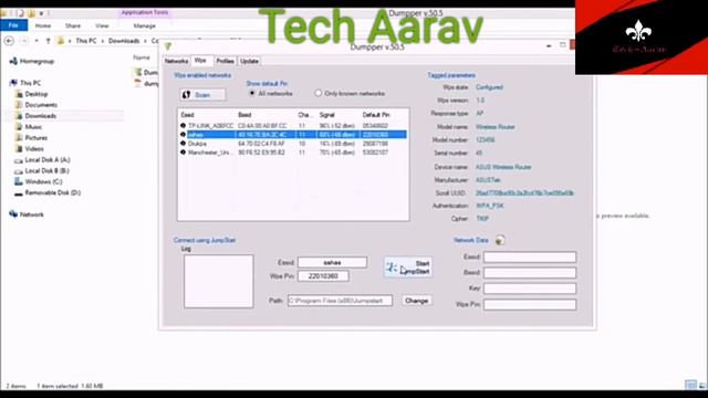 Hacking wifi using jumpstart and dumper..... смотреть онлайн