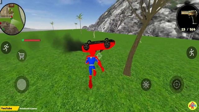 Süper Kahraman Çöp Adam Oyunu - EPIC Amazing Spider-StickMan Rope Hero 2 #22 - Android Gameplay смотреть онлайн