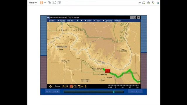 Microsoft Automap Trip Planner / Microsoft Automap Streets Plus Demo (Windows 95) смотреть онлайн