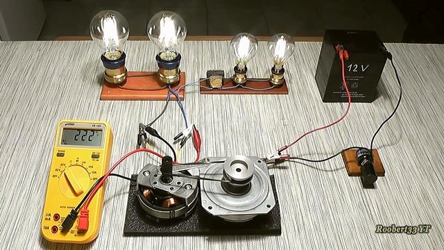 Small alternator 220 volts & motor generator смотреть онлайн