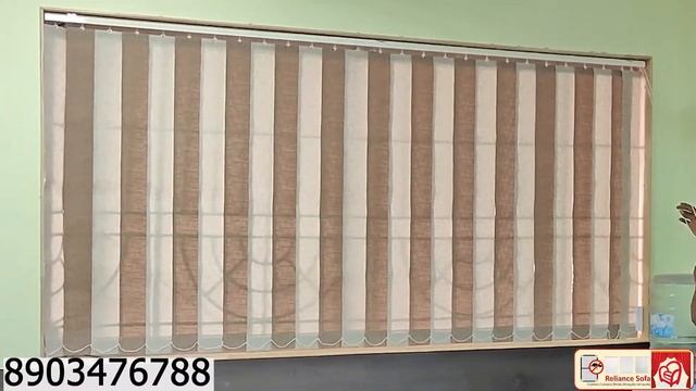 VERTICAL BLINDS installation - window | Reliance Sofa Cushion Curtains Blinds Mosquito Net works смотреть онлайн