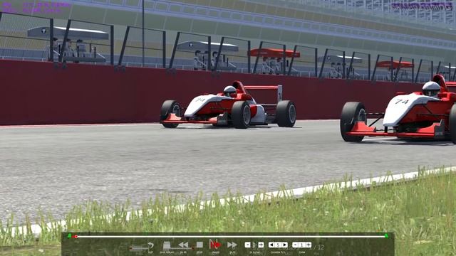 Assetto Corsa Tatuus Race Formula Abarth at Monza PC Gameplay FullHD 1440p смотреть онлайн