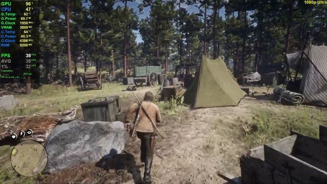 Red Dead Redemption 2 on GTX 1650 - 1080p Ultra Settings смотреть онлайн