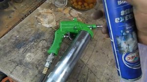 Китайские товары . Пневматический шприц .