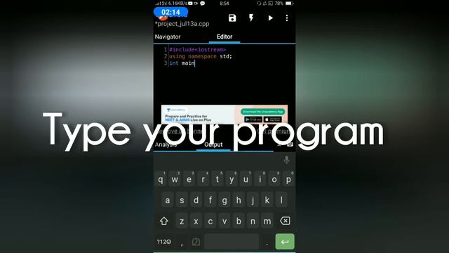 C/C++ and IDE program on mobile| ഇനി C++ മൊബൈലിലും ചെയ്യാം|app world program by Red Creations смотреть онлайн