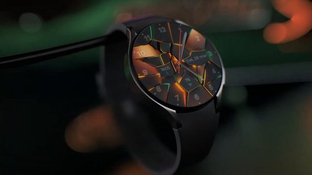 NeonShatter Watchface for Wear OS - Designed by Watchface Studio смотреть онлайн