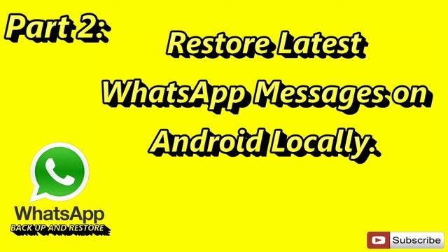 HOW TO BACK UP AND RESTORE WHATSAPP MESSAGES ON ANDROID смотреть онлайн