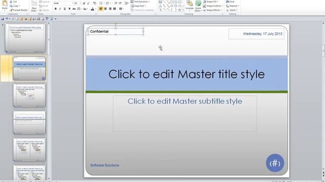 Microsoft PowerPoint 2010 Video 12 Slide Masters смотреть онлайн