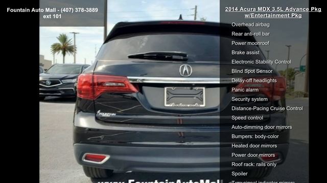 2014 Acura MDX 3.5L Advance Pkg w/Entertainment Pkg - Fou... смотреть онлайн