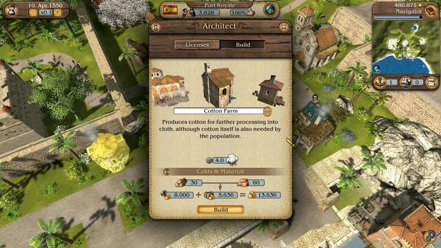 Port Royale, tutorial 3. Economía y política смотреть онлайн
