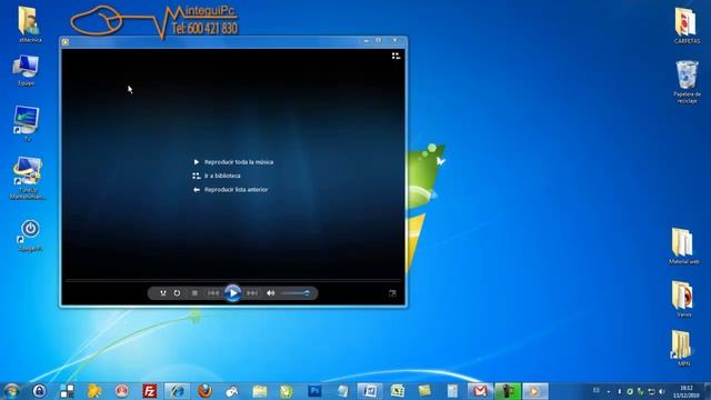 Curso windows 7 Cap 12 1 La interfaz del Reproductor de Windows Media смотреть онлайн