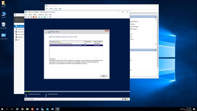 Install Hyper V Server, Virtual Switch, VMs in Windows Server 2016 смотреть онлайн
