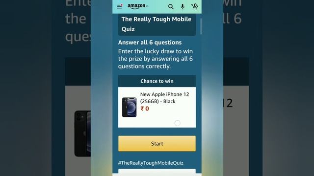 Amazon Mobile Insider Quiz today, Win iPhone 12, win Amazon pay, Really Tough mobile quiz on June смотреть онлайн