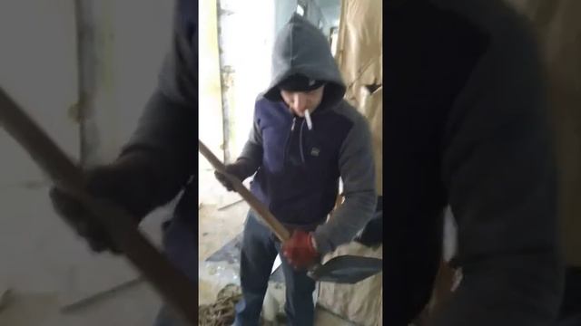 Убираем снег с крыши!!!)1 смотреть онлайн