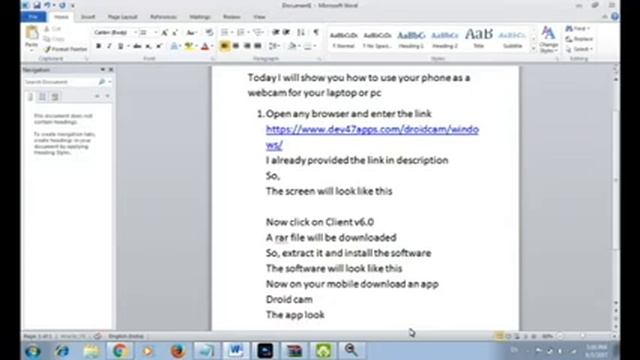 How to use your phone as webcam for pc or laptop смотреть онлайн