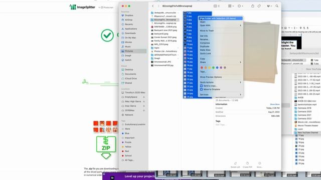 Split an image into squares then batch resize images in MacOS using Preview. смотреть онлайн