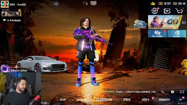 KARA GAMİNG HOUSE! YENİ ULTRA LÜKS EKİP EVİMİZ! (1.000.000$) PUBG Mobile смотреть онлайн