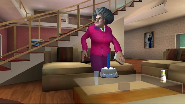 Scary Teacher 3D - Miss T Pranked Again, new robber suit character update смотреть онлайн