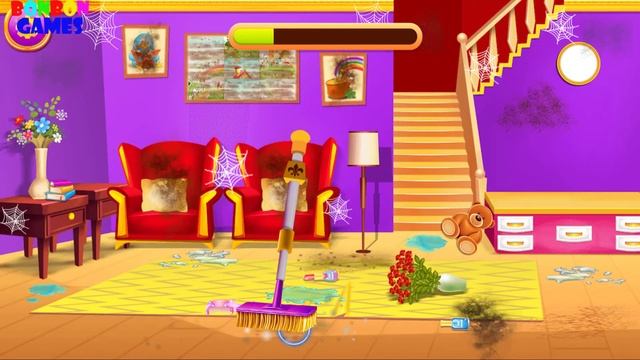 Home Cleanup 2 - Princess Girl House Cleaning Game | BonBon Games | 220128 смотреть онлайн