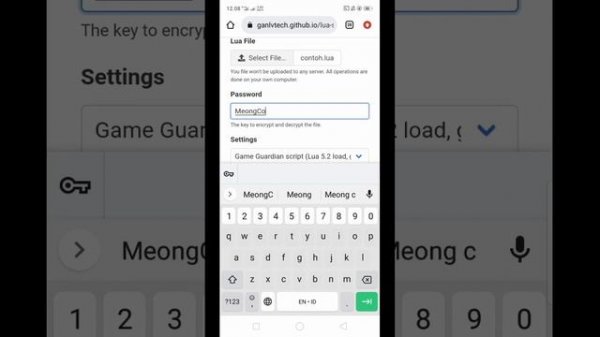 Tutorial Encrypt Script Lua Android