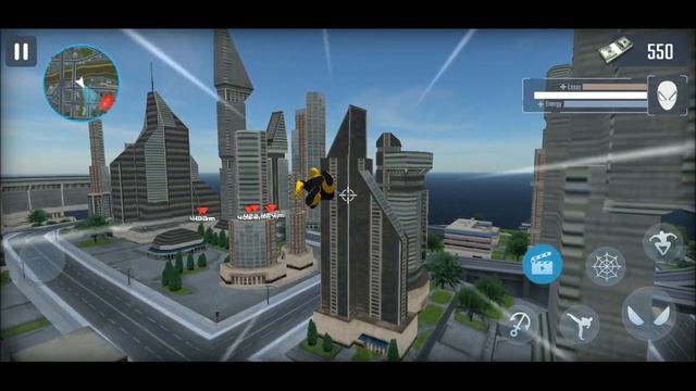 Spider Rope Hero - Gangster New York City Game | Rope Hero Game #1 - Android Gameplay