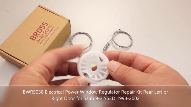 BWR5038 Window Regulator Repair Kit Rear Left or Right Door for Saab 9 3 YS3D 1998-2002 смотреть онлайн