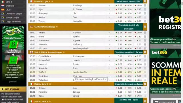 La Schedina! Pronostici Sabato 16 Settembre
