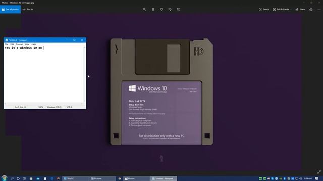 Windows 10 on Floppy смотреть онлайн