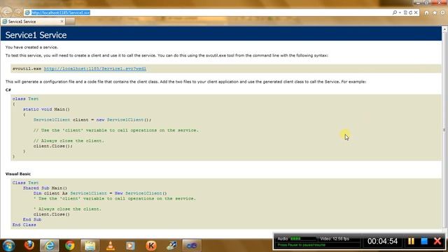 WCF - How to create and consume wcf service in visual studio смотреть онлайн