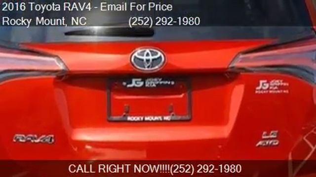 2016 Toyota RAV4 LE AWD 4dr SUV for sale in Rocky Mount, NC смотреть онлайн