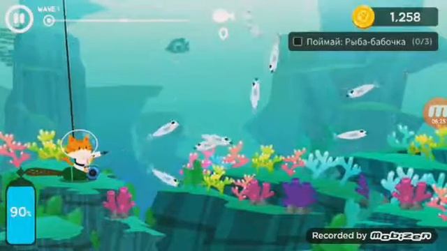 Проходим игру The Fishercat рыбалка на рифах1