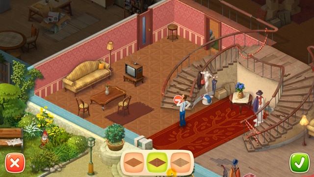 Homescapes - day 2 - Level 8 - 19 - Walkthrough - Ios - Android смотреть онлайн